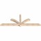 Ekena Millwork Redmond Smooth Timber Gable Bracket, Douglas Fir, 84"W x 31"H x 3 1/2"D x 3 1/2"F, 9/12 Pitch GBW084X31X0404RED00SDF - alternate 2